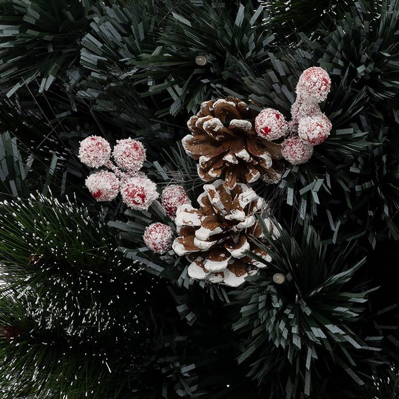 Sapin lumineux fibre optique Sofia 34 LED H.90cm FEERIC LIGHTS & CHRISTMAS - Image 3