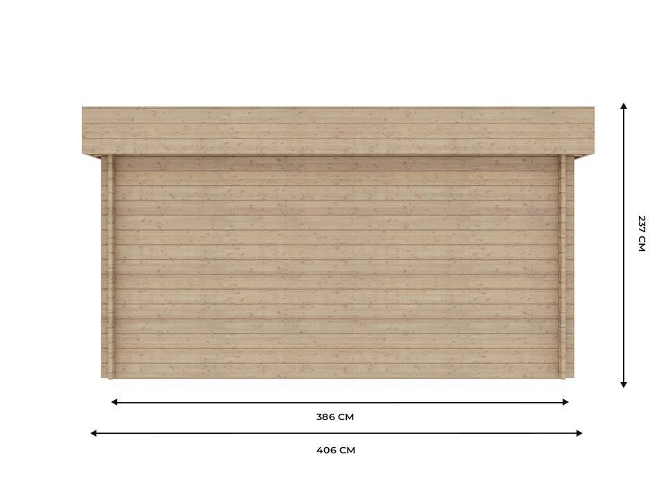 Direct Abris - Abri de Jardin WELLAND 10m2 - 426 x 304 cm - Epaisseur des murs : 28mm - Epicea - Cabane de Jardin Bois - Stockage - Imagen 2