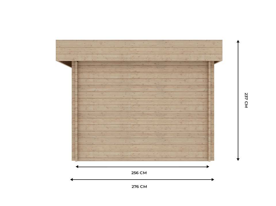 Direct Abris - Abri de Jardin WELLAND 10m2 - 426 x 304 cm - Epaisseur des murs : 28mm - Epicea - Cabane de Jardin Bois - Stockage - Imagen 3