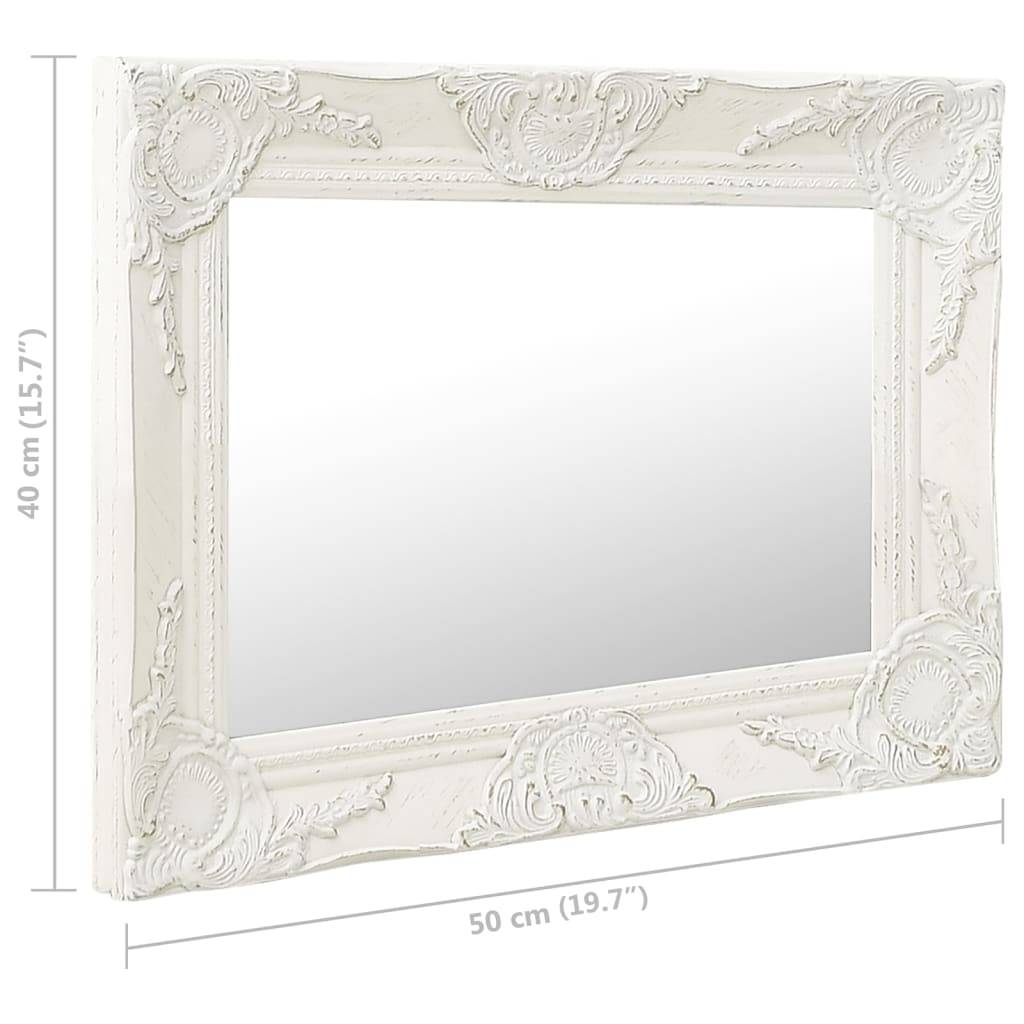 Prolenta Premium - Miroir  Cerignola Blanc  50 X 40 cm  - P87209B - Image 6