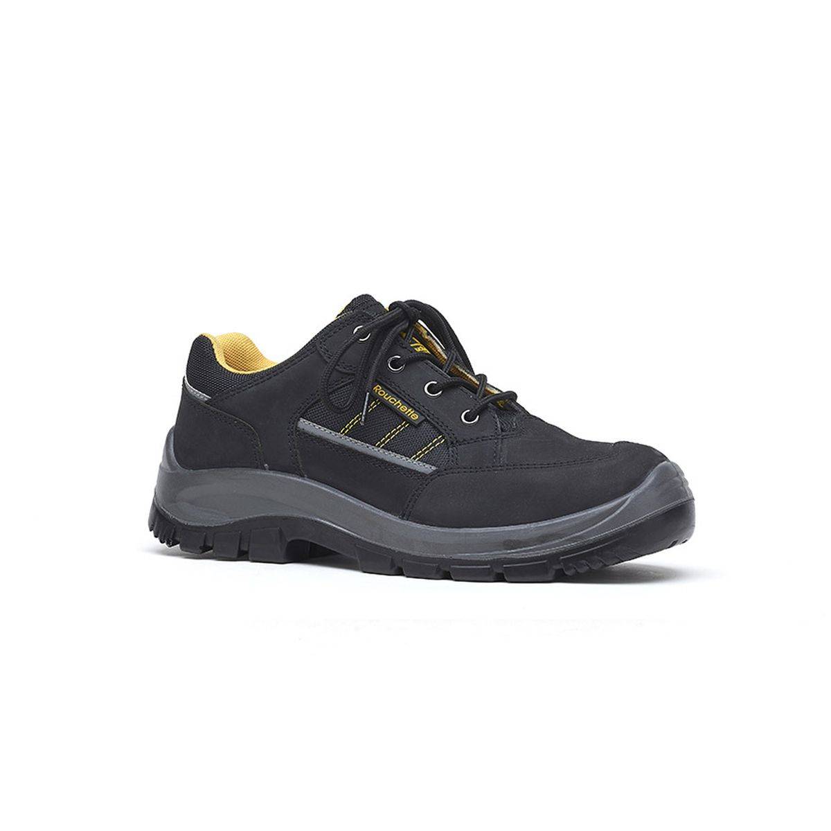 Rouchette - Chaussures de sécurité BOSTON noir et jaune T44 Rouchette