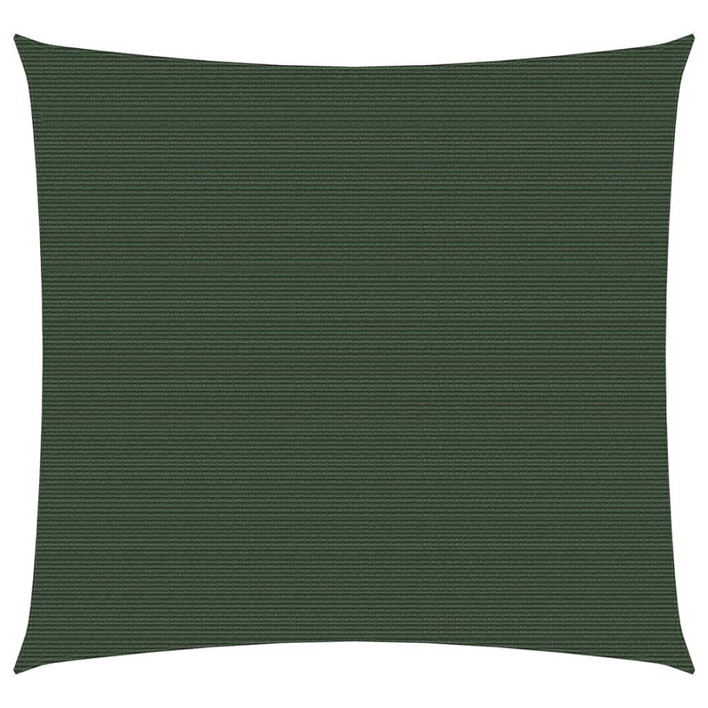 Helloshop26 - Voile toile d'ombrage parasol 160 g/m² PEHD 4,5 x 4,5 m vert foncé - Imagen 1