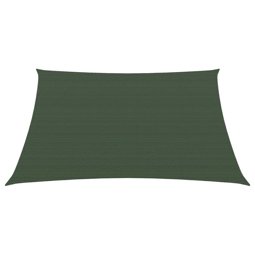 Helloshop26 - Voile toile d'ombrage parasol 160 g/m² PEHD 4,5 x 4,5 m vert foncé - Imagen 2