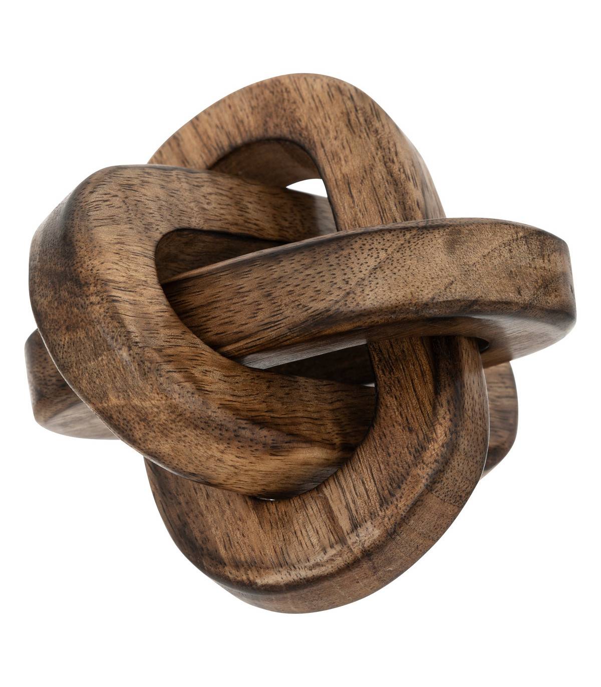 Objet déco Nœud en Bois de Manguier D 11 cm - Imagen 1