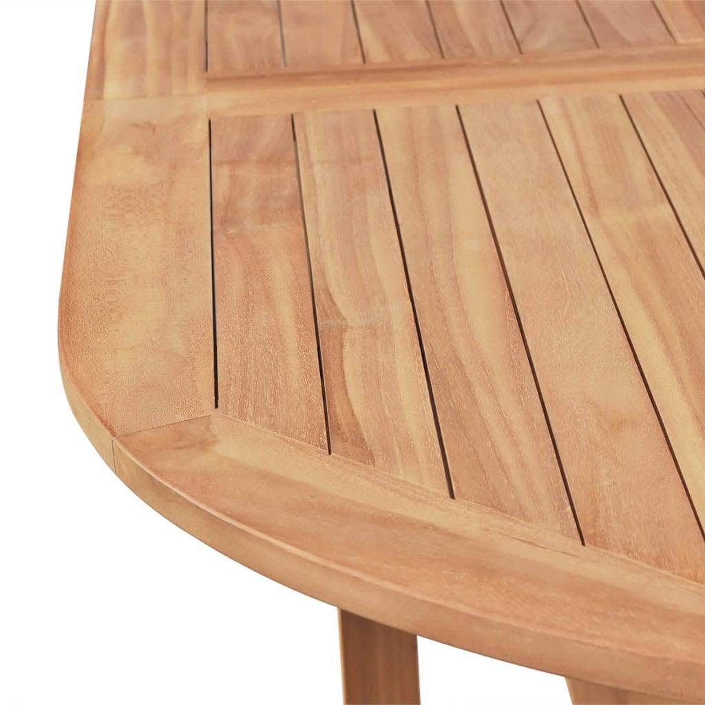 Table de jardin Bois de teck solide 180 x 90 x 75 cm, Poid :25kg - PANGIVO - Image 5