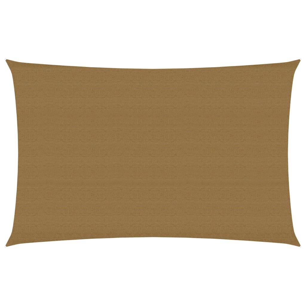 Helloshop26 - Voile toile d'ombrage parasol 160 g/m² taupe 2 x 4 m PEHD - Imagen 1