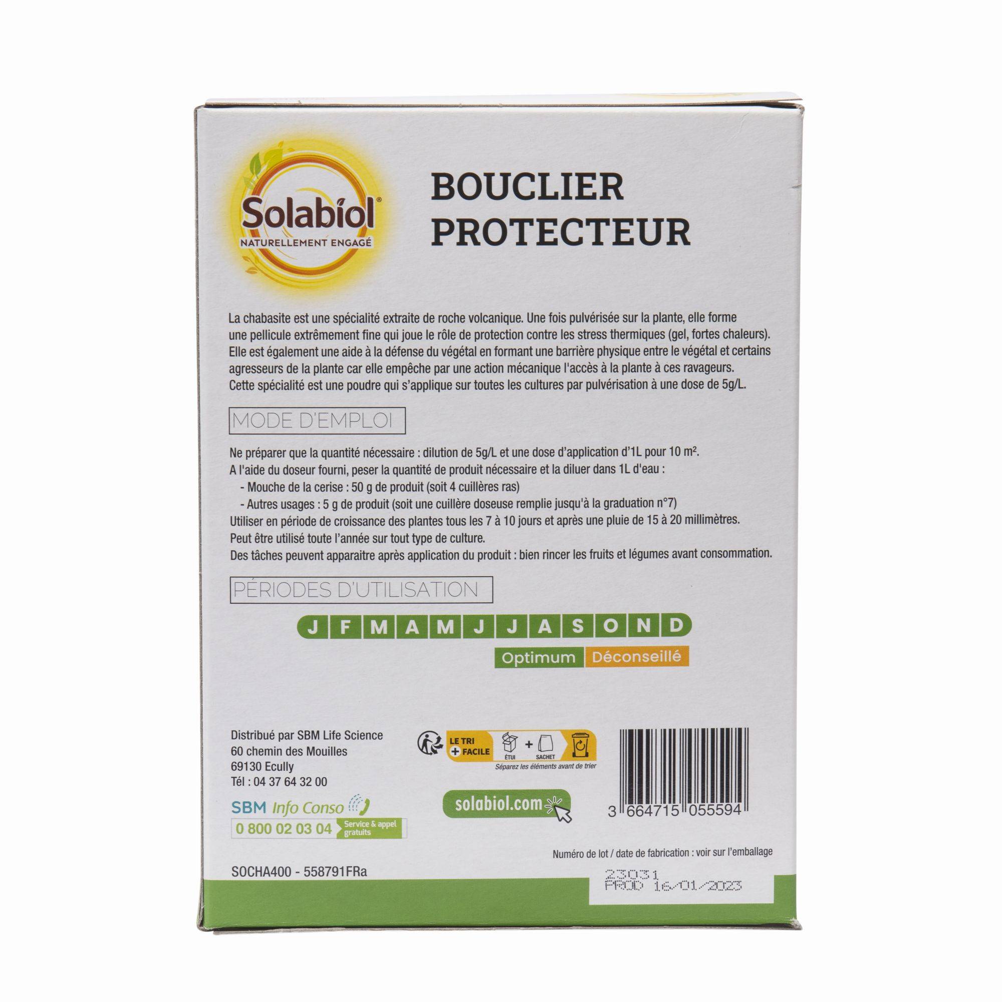 Solabiol - Chabazite bouclier protecteur 400 gr Solabiol - Image 3