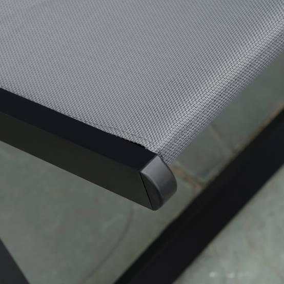 Outsunny - Lot de 2 chaises longues pliantes avec appuie-tête 60x100x85 cm transat inclinable jardin plage camping piscine textilène gris foncé - Outsunny - Image 9