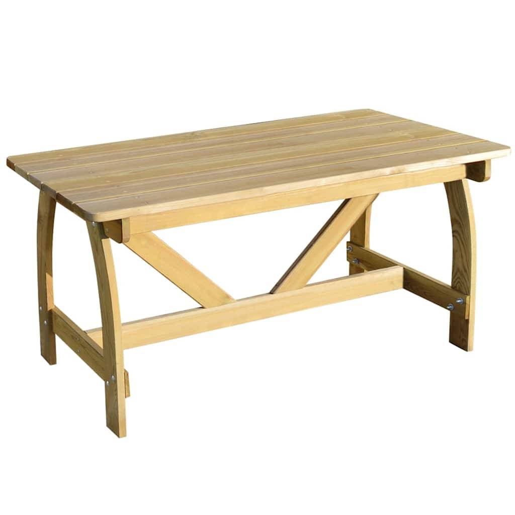 Vidaxl - Table de jardin 150x74x75 cm Bois de pin imprégné vidaXL 41962 - Imagen 1