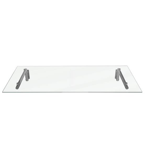Monstershop - Auvent Porte d'Entrée en Verre 144cm x 80cm MonsterShop - Image 3