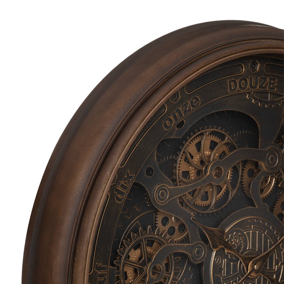 Atmosphera - Horloge "Alban" verre D76cm - Atmosphera Créateur d'intérieur - Imagen 3