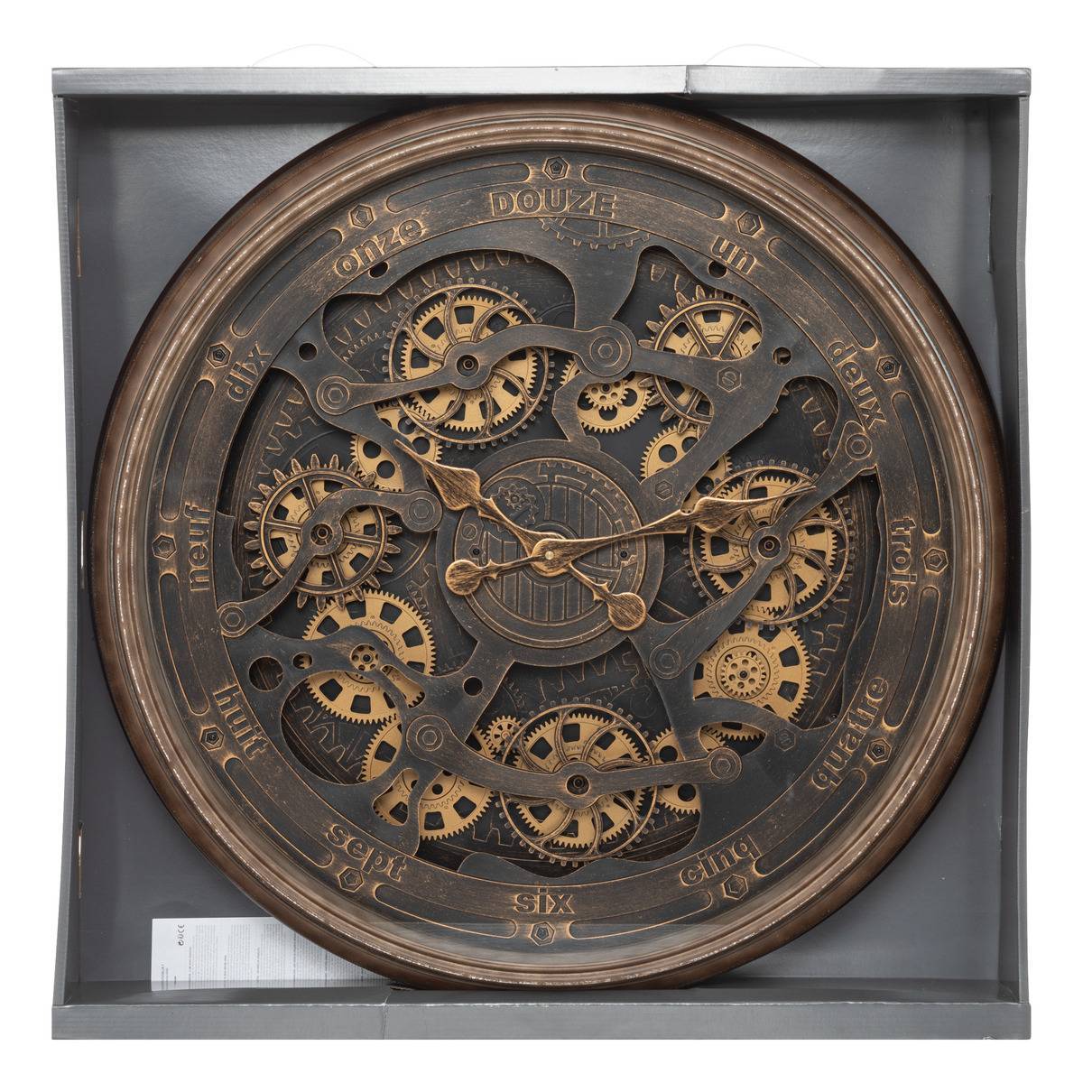 Atmosphera - Horloge "Alban" verre D76cm - Atmosphera Créateur d'intérieur - Image 2