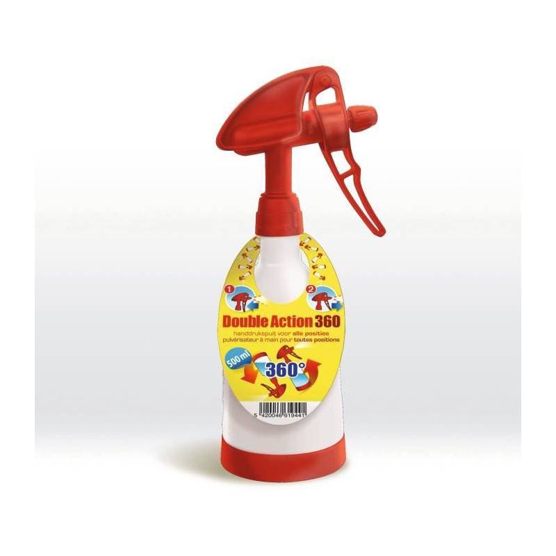 BSI - Bsi - Pulverizador Doble Acción 360° De 500ml - Utilizable En Todas Las Posiciones Para El Jardín Y La Casa