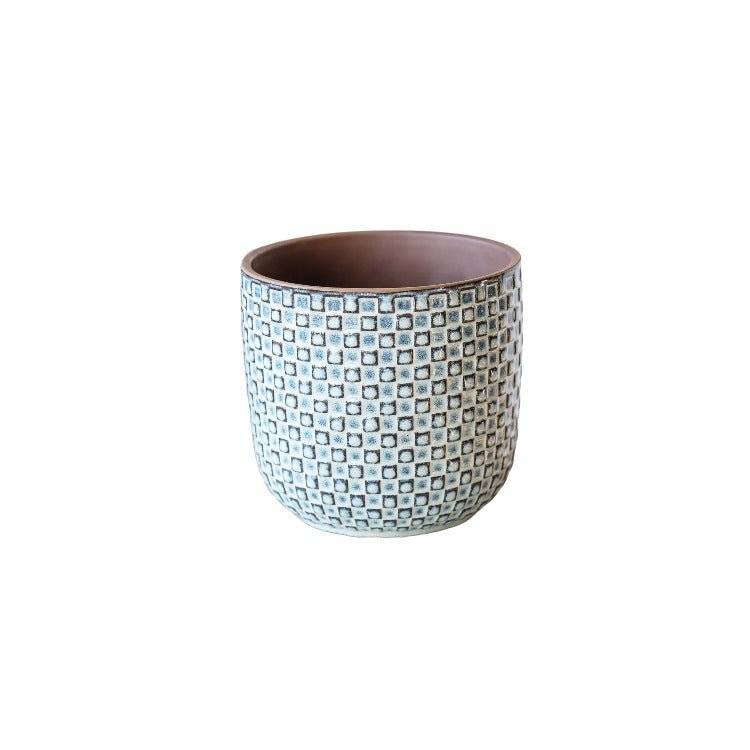 Cache pot – RELIEF BLEU- La Green Touch - Image 2