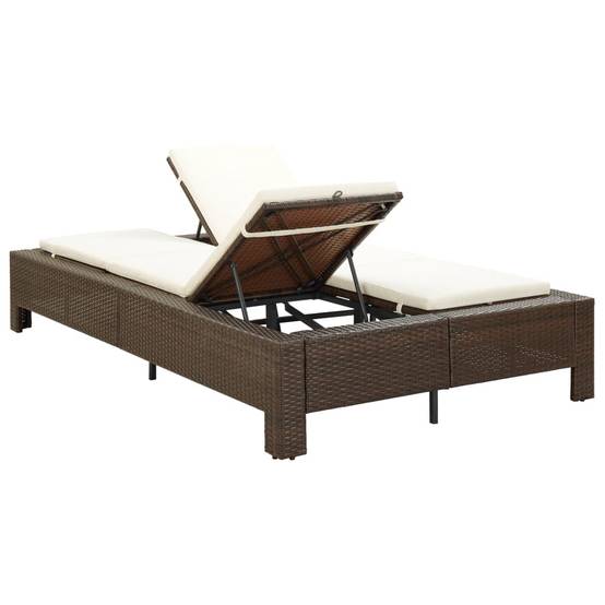 Prolenta Premium - Chaise longue pliante/transat Sigril Vert 200 X 55 X 6 cm - P87209V - Image 4