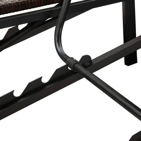 Prolenta Premium - Chaise longue pliante/transat Sigril Vert 200 X 55 X 6 cm - P87209V - Image 8