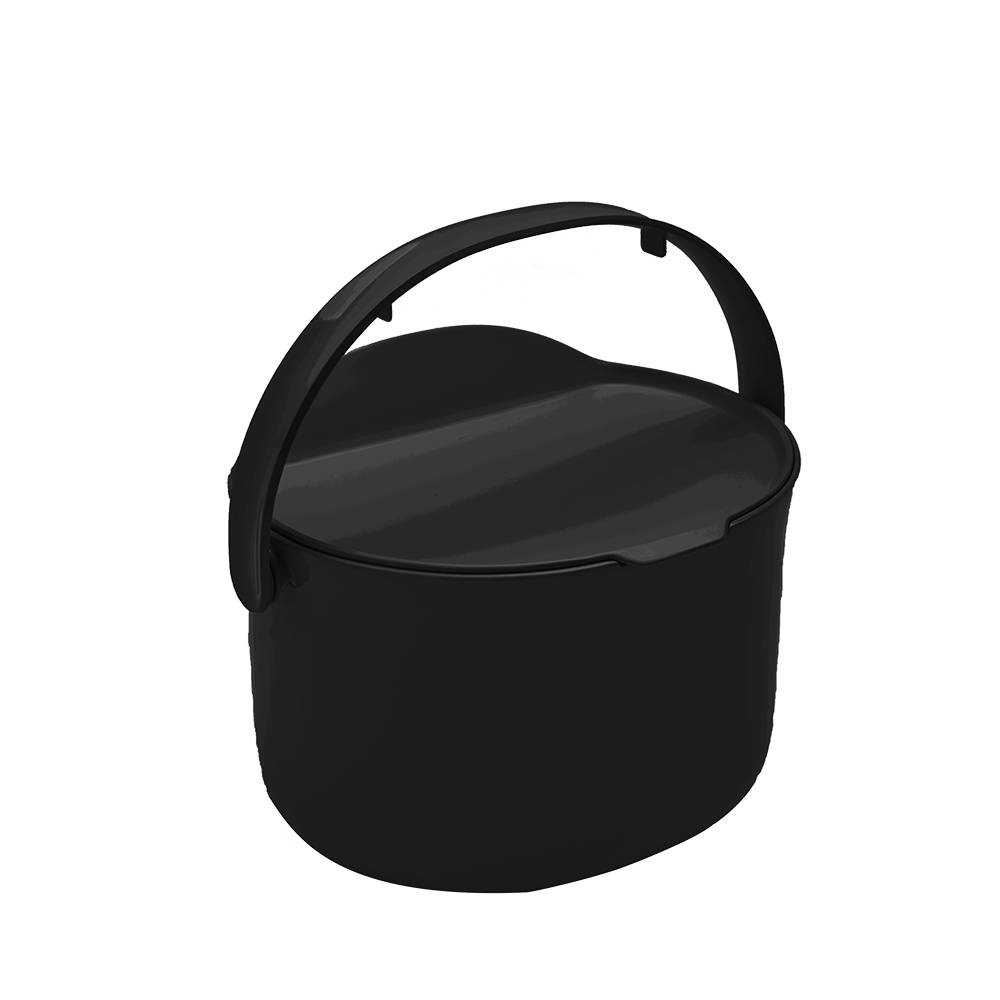 Poubelle à compost ORGANKO DAILY 3,3L noir SKAZA - Imagen 1