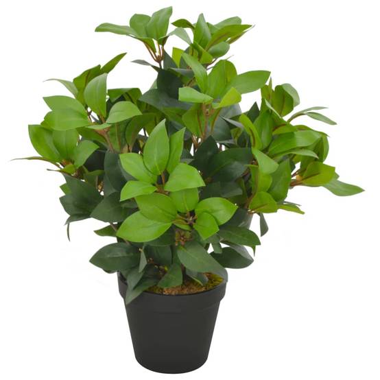 Autre - Plante artificielle avec pot Laurier Vert 40 cm - Image 1