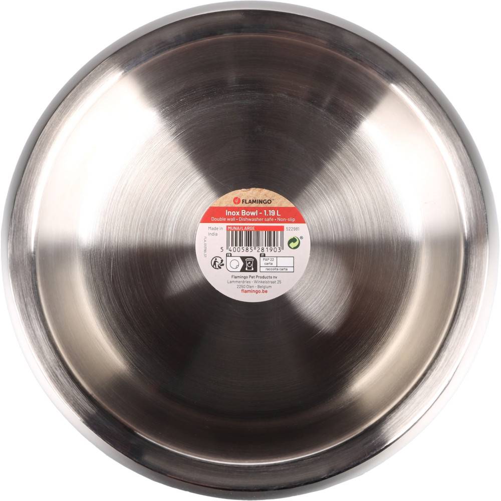 Gamelle ø 17.5 cm, 1.19 Litre Muna Rond pour la nourriture ou l'eau  pour chien - Imagen 2