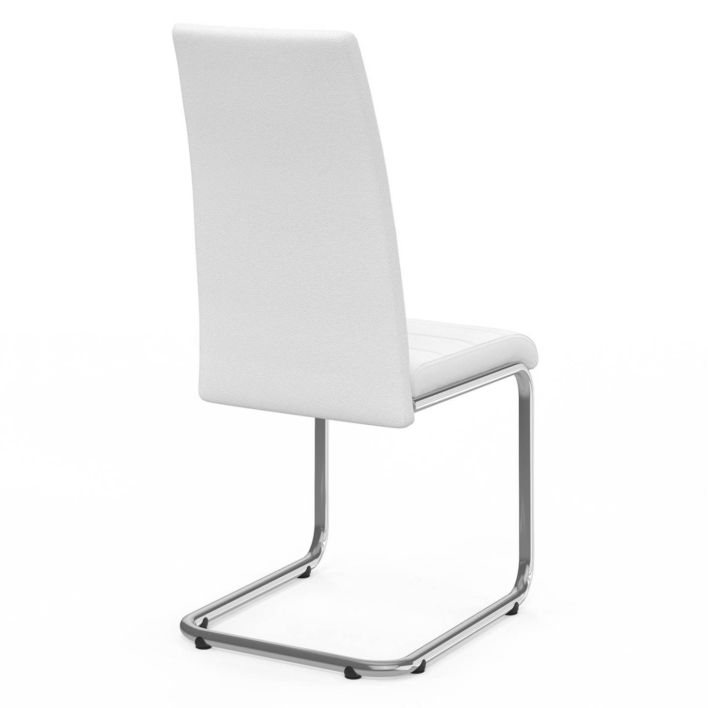 Lot de 6 chaises MIA blanches pour salle à manger - Image 4