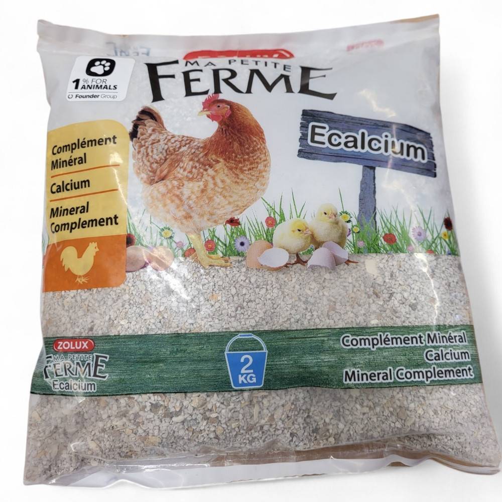 Zolux - Ecalcium 2 kg Complément minéral pour poules basse cour - Imagen 4