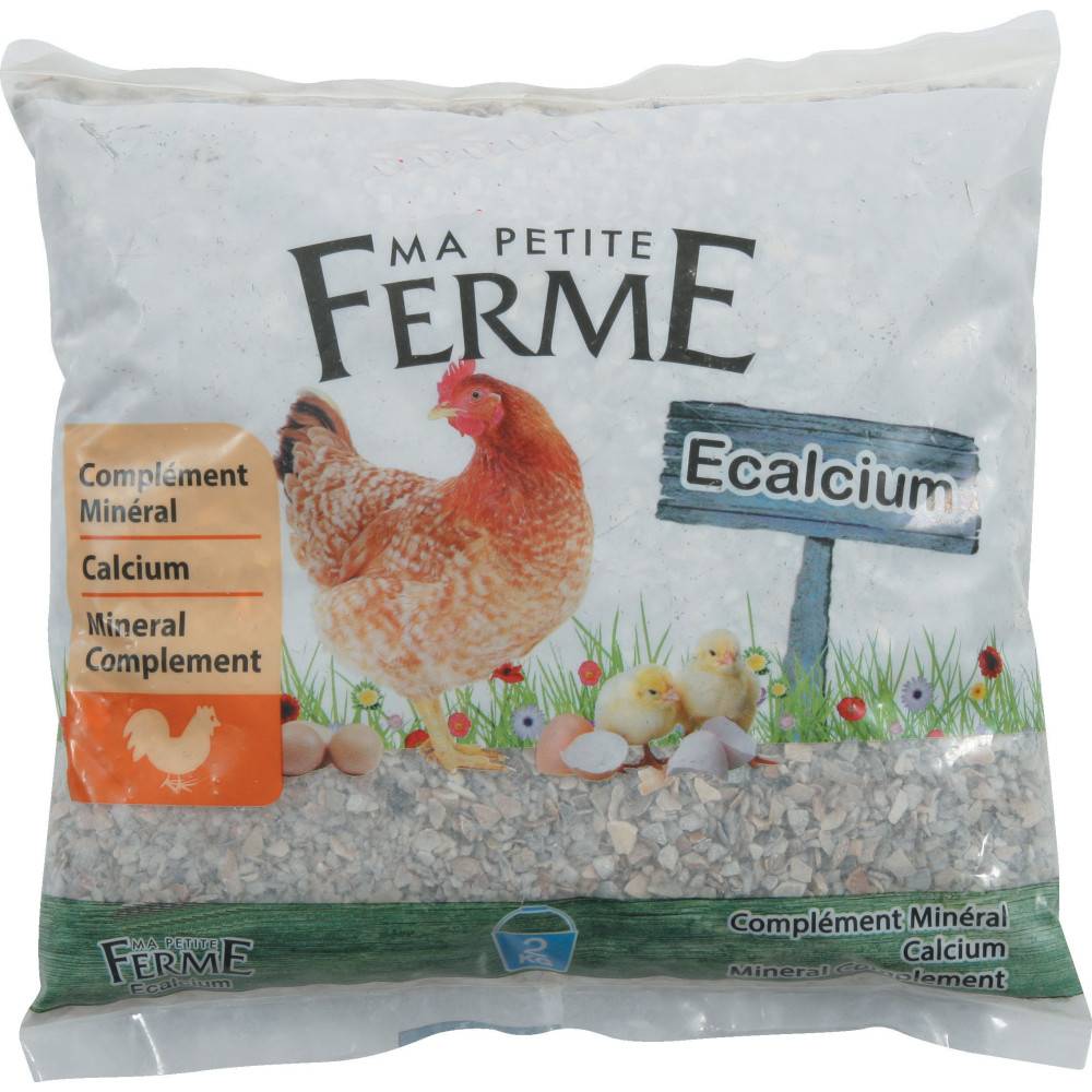 Zolux - Ecalcium 2 kg Complément minéral pour poules basse cour - Imagen 1