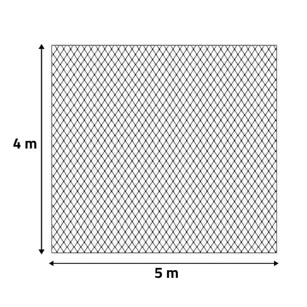 Filet de Protection Anti-Oiseaux 4x5m - Maille 15x15mm en Nylon Résistant - Image 6