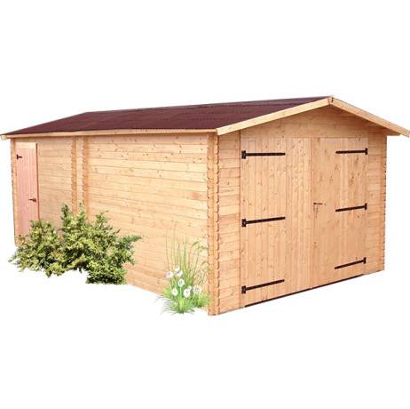 Garage en bois Denis 17.16 m² - Imagen 1