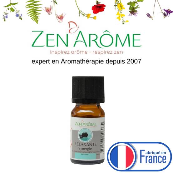 Synergie d'Huiles Essentielles Relaxante – Mélange d'huiles essentielles 100% pures et naturelles – Aromathérapie – 10ml - Zen'Arôme - Image 1