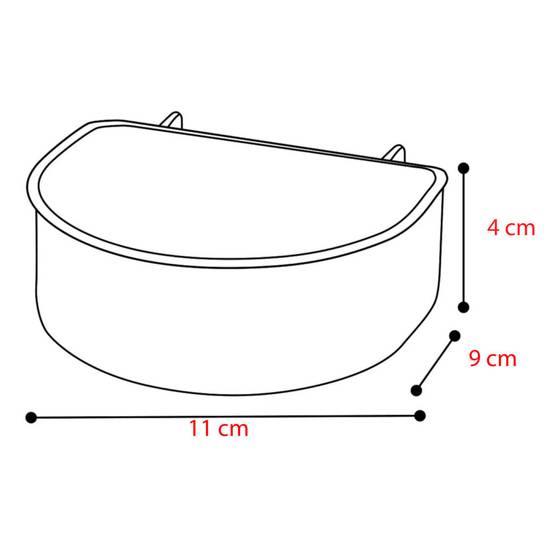 lot de 2 gamelle 300 ml NOMAD, pour cage de transport NOMAD chien - Image 3