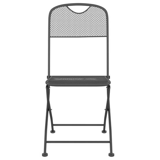Lot de 4 Chaise bois composite Camille Anthracite 54 X 40 X 86 cm - P87209A - Image 4