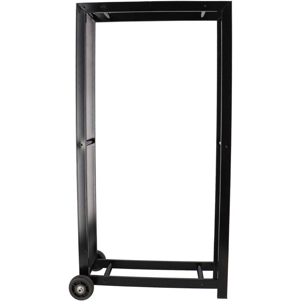 Esschert Design - Porte bûches en métal avec 2 roues - Imagen 1
