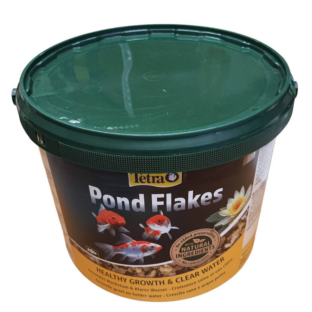 Tetra - Pond Flakes seau de 10 Litres,1.8 kg aliment flottant pour poisson de bassin - Imagen 3