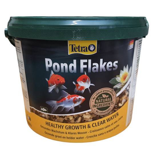 Tetra - Pond Flakes seau de 10 Litres,1.8 kg aliment flottant pour poisson de bassin - Image 1