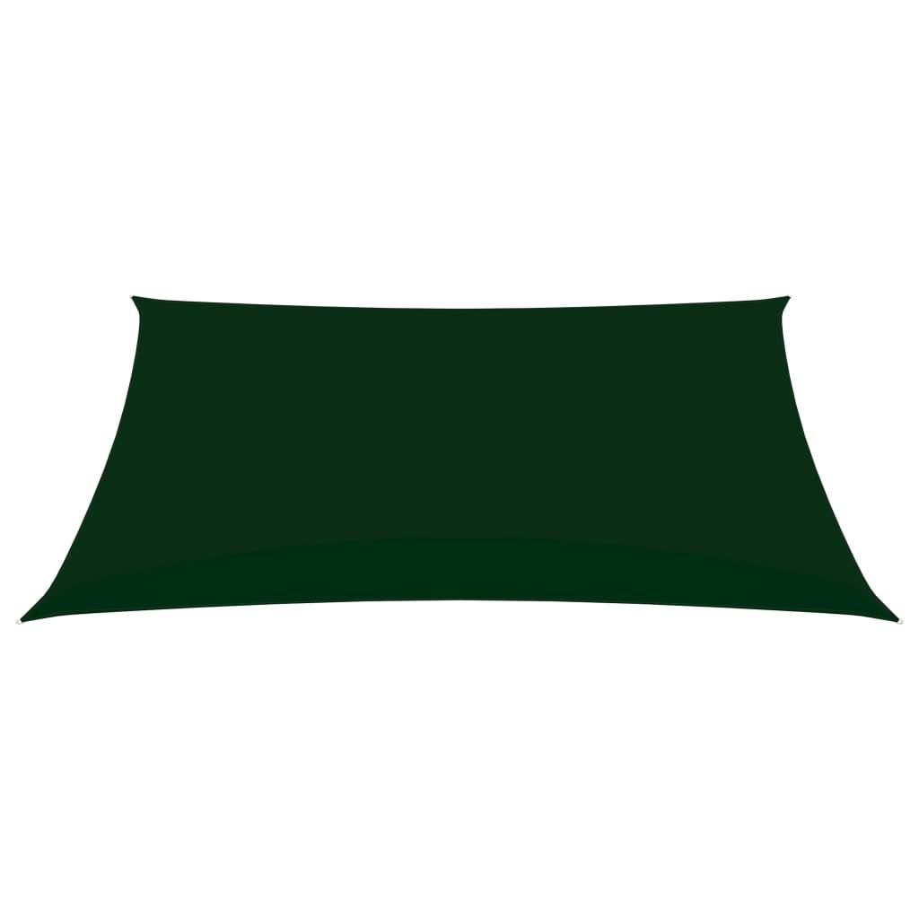 Helloshop26 - Voile toile d'ombrage parasol tissu oxford rectangulaire 2 x 4 m vert foncé - Imagen 2