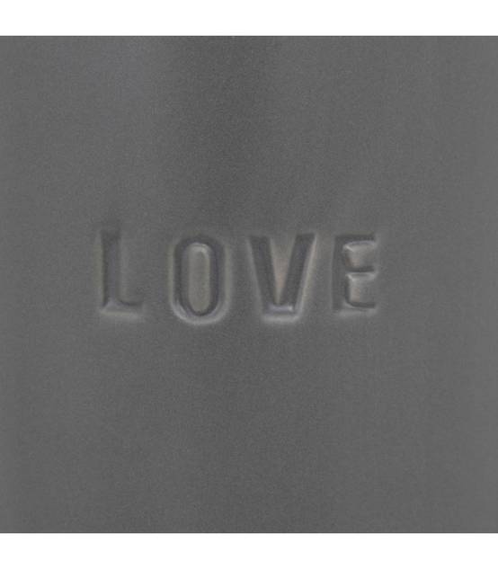Atmosphera - Vase en Céramique émaillée Bleu Gris D 10 x H 20 cm - Image 2