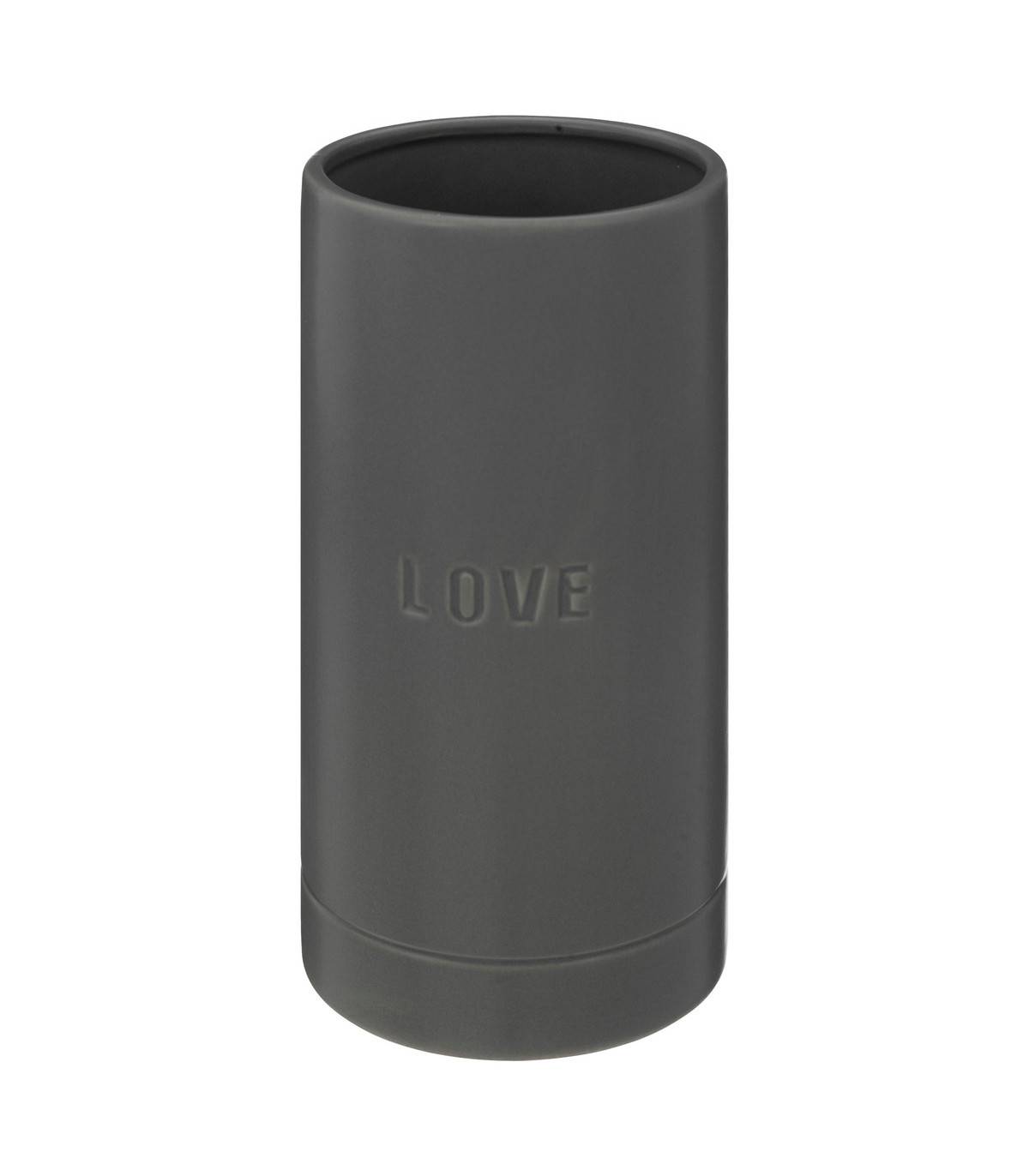 Atmosphera - Vase en Céramique émaillée Bleu Gris D 10 x H 20 cm - Image 1
