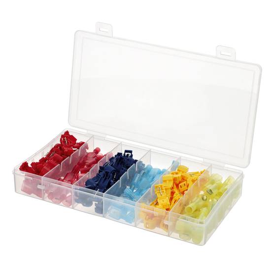 Coffret connecteurs rapides en t sur câble 120 pcs - Image 1