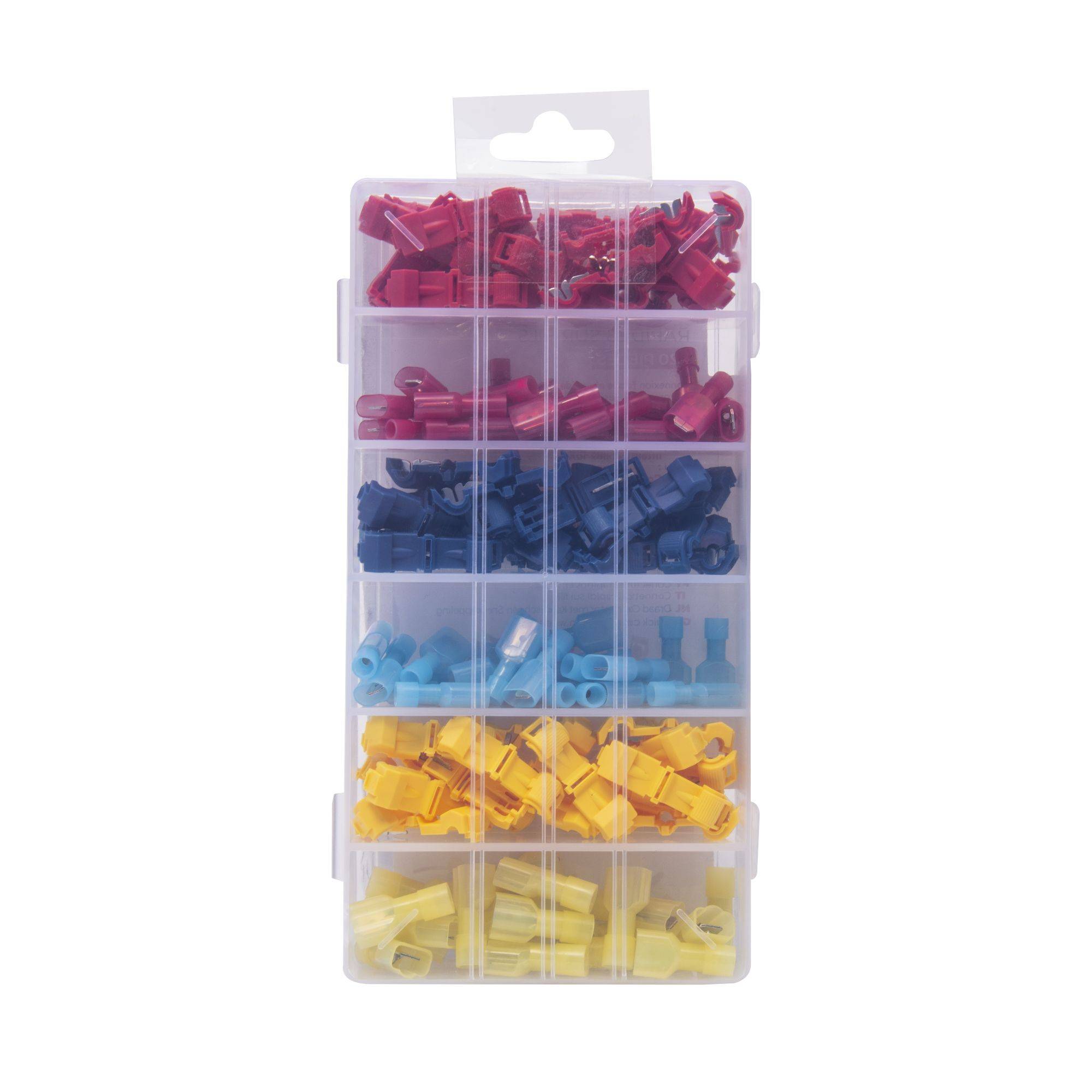 Coffret connecteurs rapides en t sur câble  120 pcs - Image 4