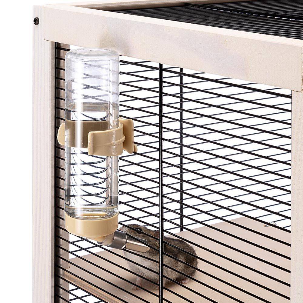 Ferplast - Ferplast Cage en bois FSC pour hamsters HAMSTERVILLE, souris et petits rongeurs, structure sur plusieurs niveaux, accessoires inclus - Imagen 8