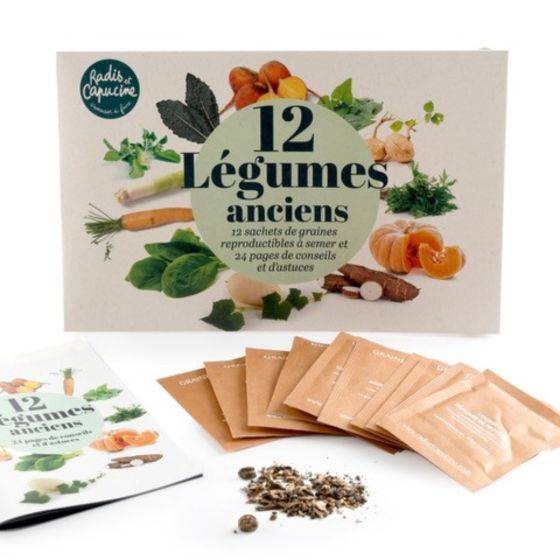 Radis et Capucine - Radis et Capucine - Enveloppe 12 sachets - Légumes anciens à semer - Imagen 5