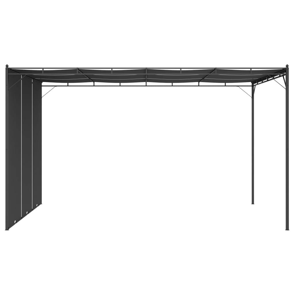ComfortXL - Tonnelle Autoportante Acier avec Rideau Pare-Soleil pour Cour Jardin Anthracite 4x3 m – ComfortXL Outdoor Living - Image 3
