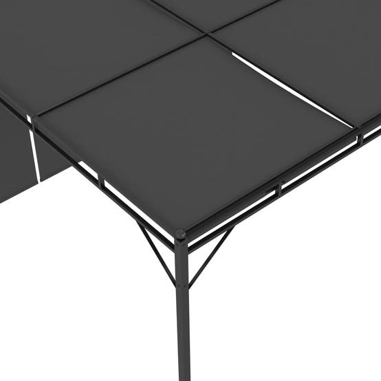 ComfortXL - Tonnelle Autoportante Acier avec Rideau Pare-Soleil pour Cour Jardin Anthracite 4x3 m – ComfortXL Outdoor Living - Image 7