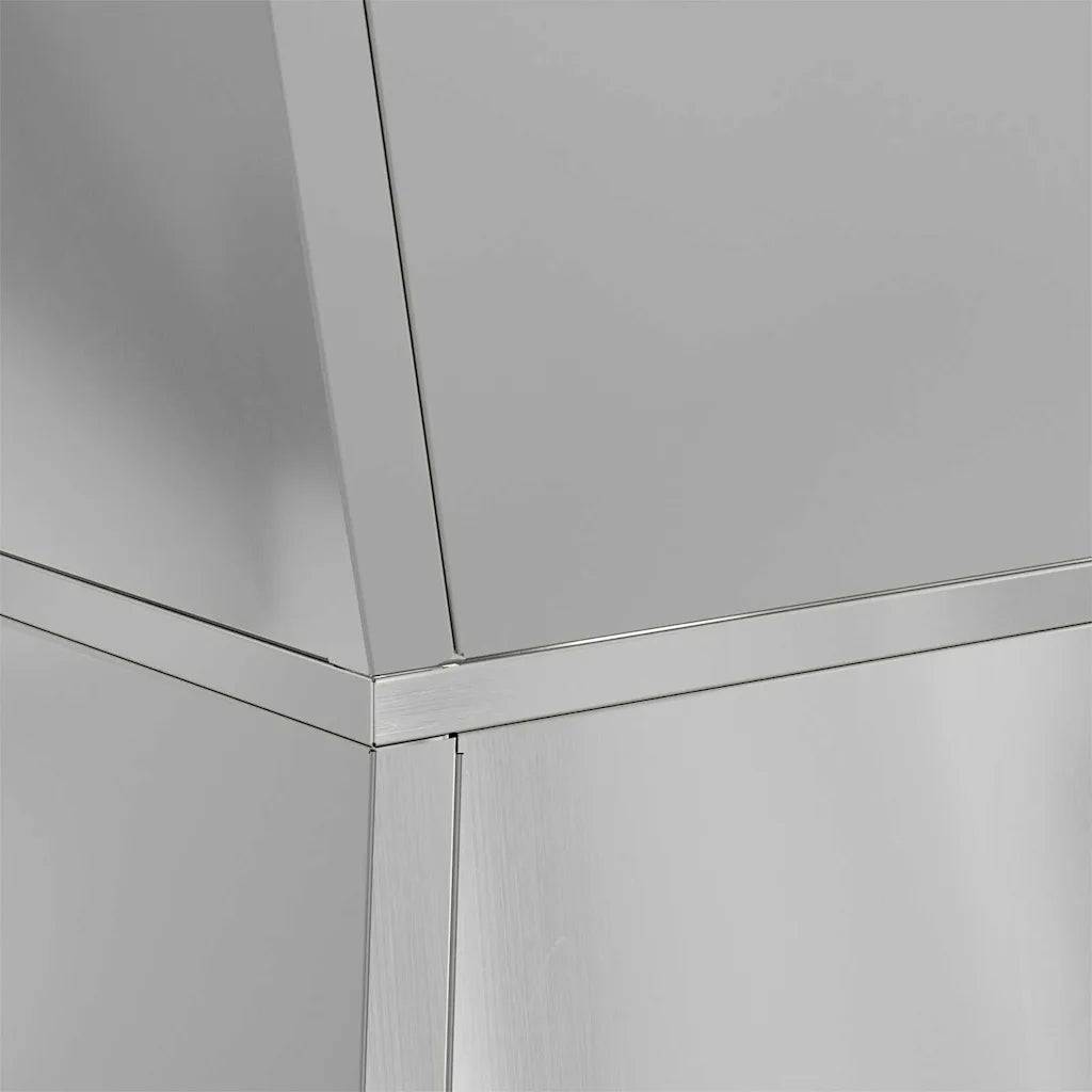 Helloshop26 - Lot de 2 jardinières à pilier design moderne extérieur 40 x 40 x 100 cm en matériaux durables argent - Image 6