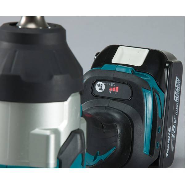 Makita - Boulonneuse à chocs MAKITA 18 V Li-Ion 1000 Nm - MAKITA - avec 2 Batteries 5.0Ah, chargeur, Makpac - DTW1002RTJ - Imagen 2