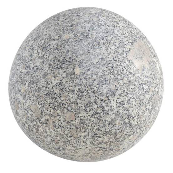 Boule déco jardin granit Ø 20 cm - Gris clair 20 cm - Jardinex - Image 1