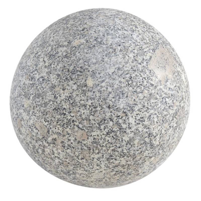 Boule déco jardin granit Ø 20 cm - Gris clair 20 cm - Jardinex - Image 1
