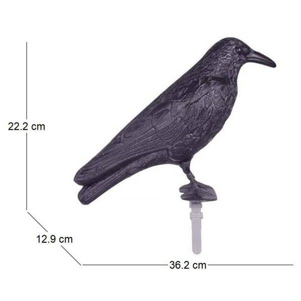 Esschert Design - Epouvantail corbeau pour éloigner les pigeons (Lot de 3) Esschert Design - Image 6