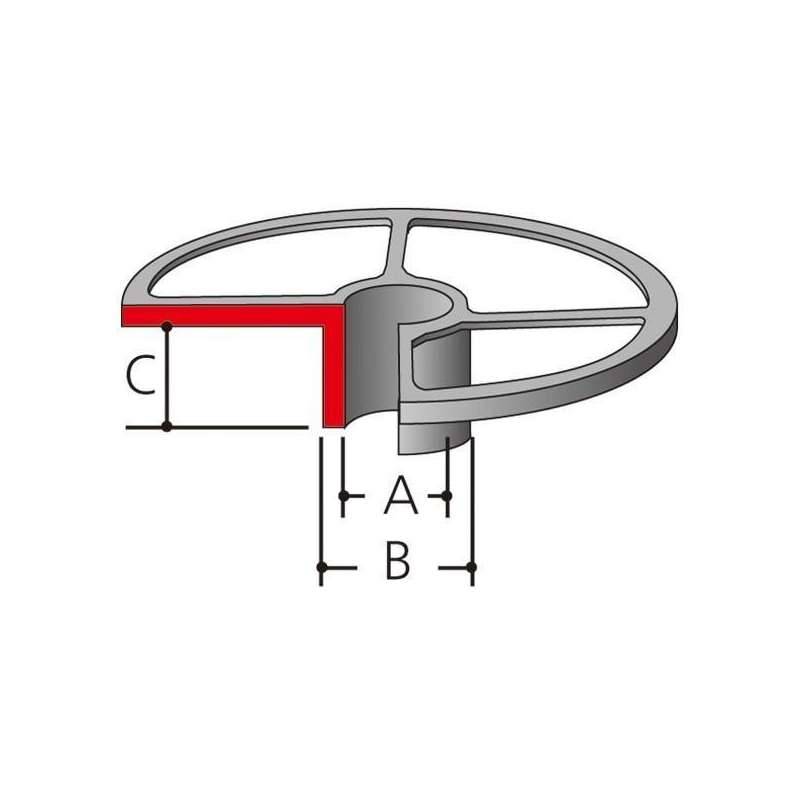 Makita - Guides à copier pour Défonceuse MAKITA RP0900 , RP1800, RP2300, RT0700 - taille 14 mm x 17 mm x 20 mm - MAKITA ACCESSOIRES - Imagen 1