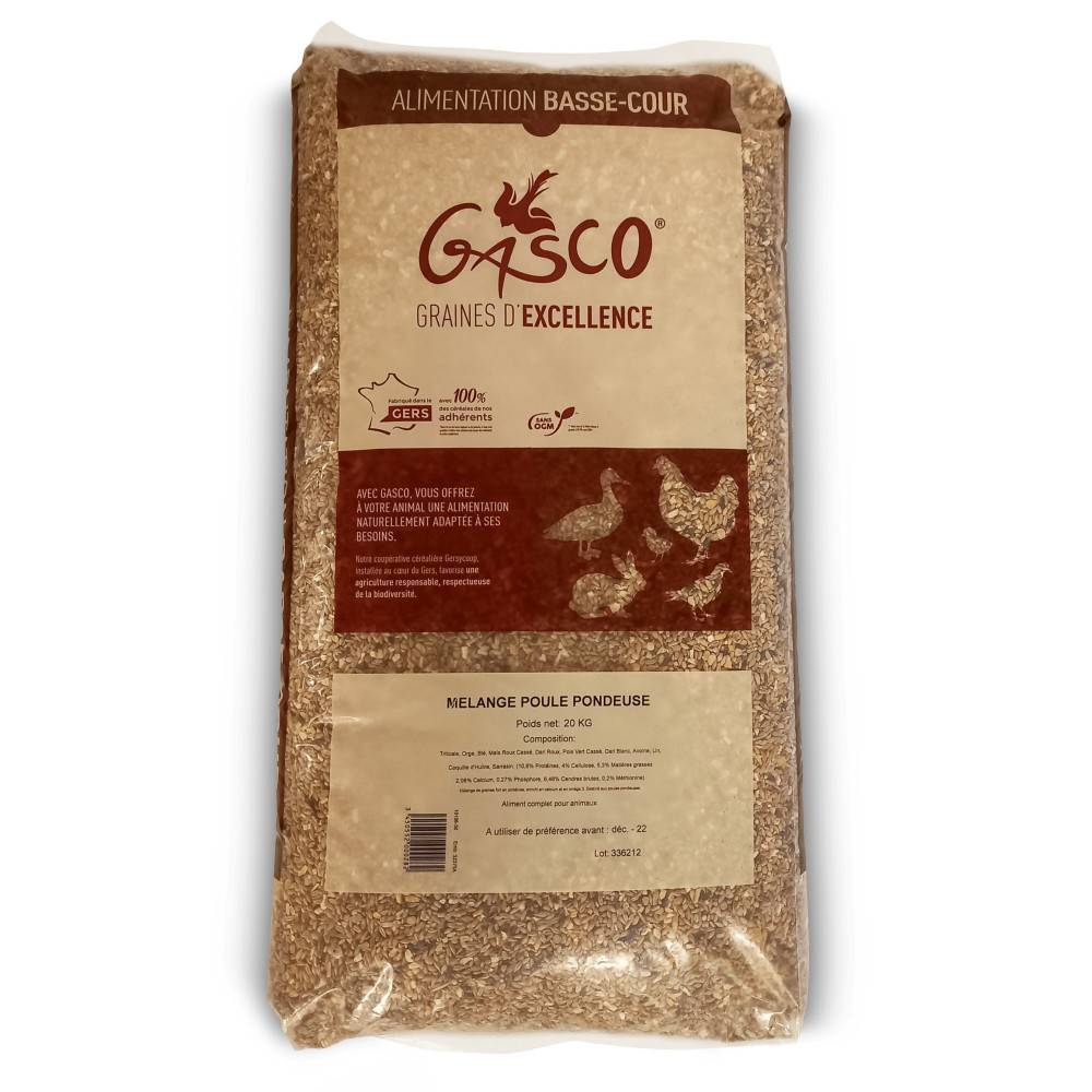 Gasco - Gasco - Mezcla de semillas para gallinas ponedoras 20 kg corral - Imagen 1